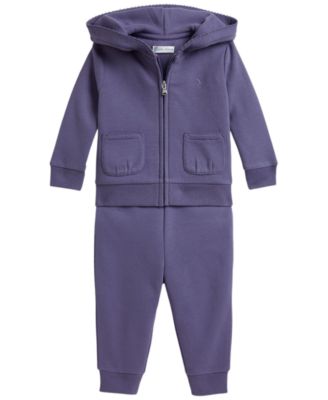 Комплект из худи и брюк Polo Ralph Lauren для девочек