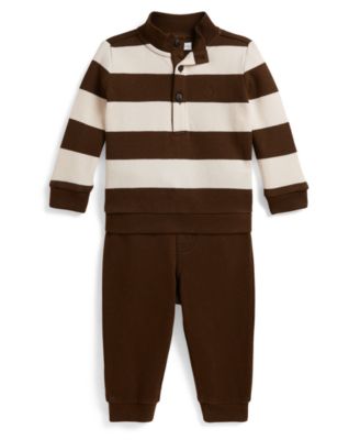 Polo Ralph Lauren Детский комплект из пуловера и брюк в полоску