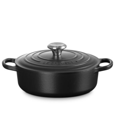 Le Creuset Эмалированная чугунная широкая круглая кастрюля Signature 3.5-Quart