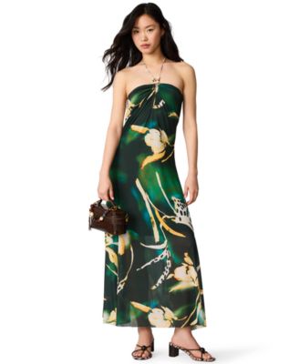 Steve Madden Halter Tropical Print Strada Dress