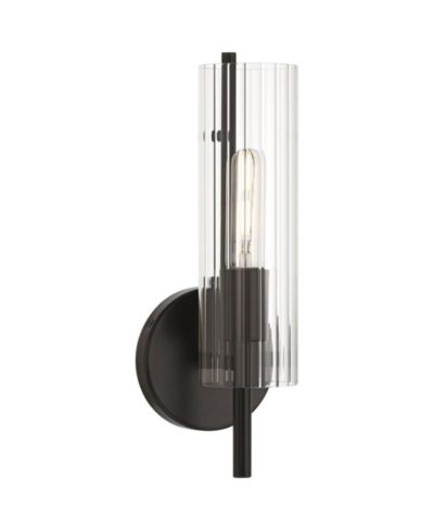 Настенное бра Possini Euro Design Taurus and Fluted Glass