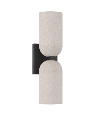 Настенный светильник Possini Euro Design Amalfi High and Cement 2-Light LED