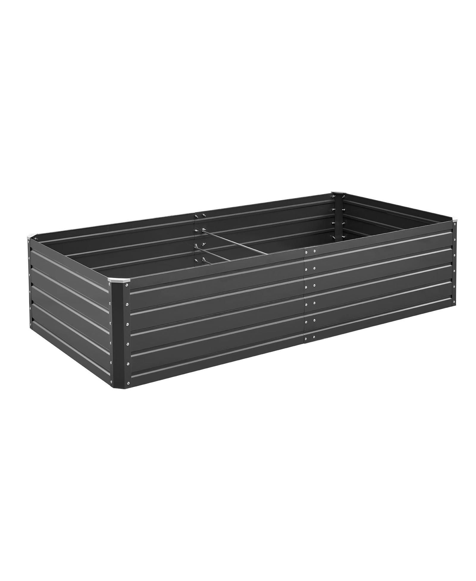 Большая металлическая грядка GOUUN Galvalume Raised Garden Bed 6.7 x 3 x 1.5 ft
