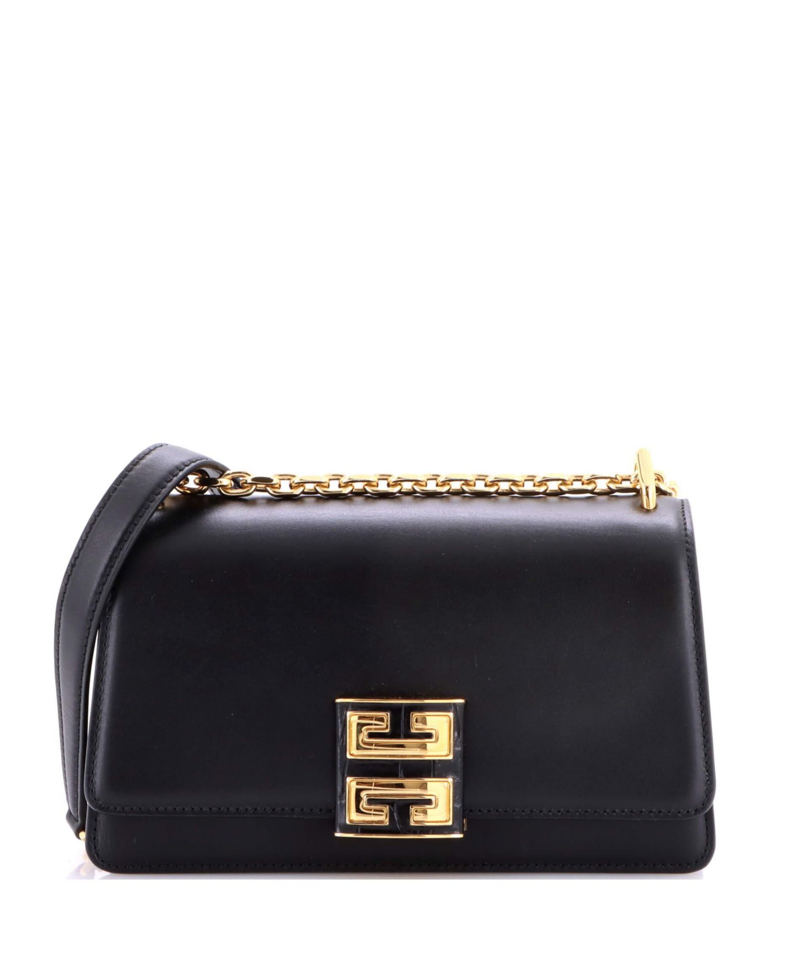 Pre-Owned Givenchy Small 4G Cube Chain Top Handle Bag Leather