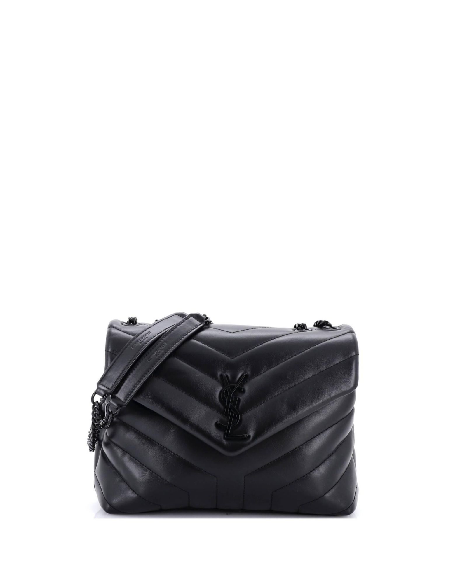 Сумка через плечо Pre-Owned Saint Laurent Small Loulou Matelasse Chevron Leather