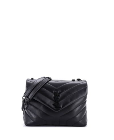 Сумка через плечо Pre-Owned Saint Laurent Small Loulou Matelasse Chevron Leather