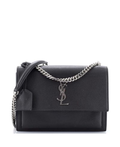 Pre-Owned Saint Laurent Medium Sunset Crossbody Bag Leather