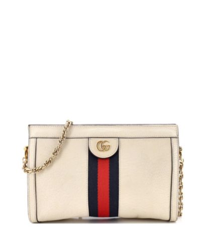 Pre-Owned Gucci маленькая сумка через плечо Ophidia из кожи