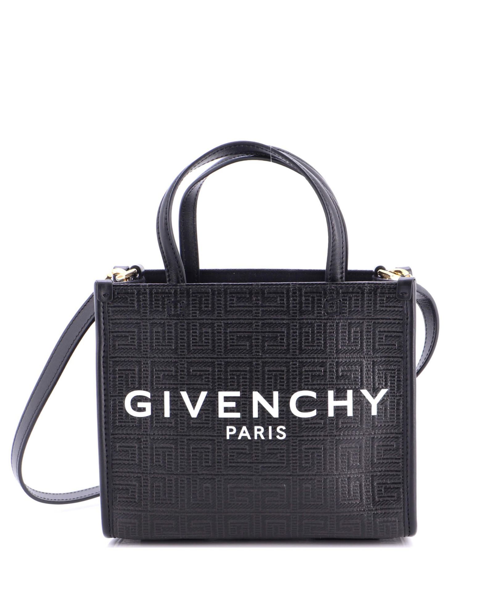 Сумка Givenchy Mini G-Tote 4G Embossed Coated Canvas Pre-Owned