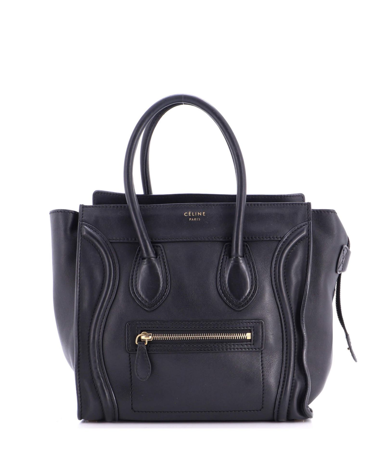 Pre-Owned Celine Micro Luggage Bag Smooth Leather