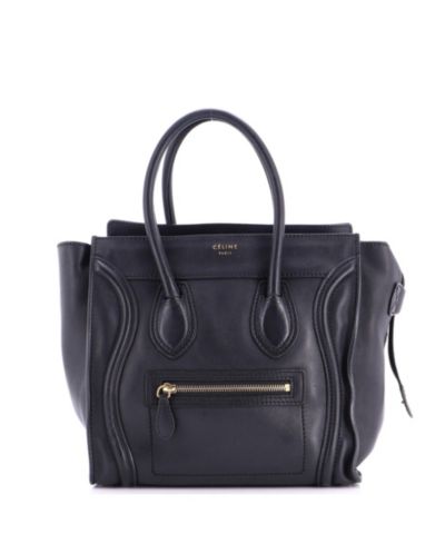 Pre-Owned Celine Micro Luggage Bag Smooth Leather