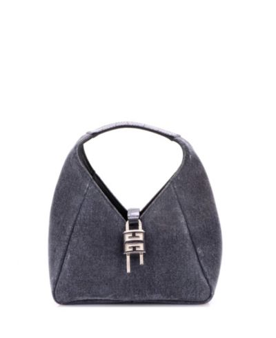 Сумка Givenchy Mini Padlock Hobo из денима и кожи