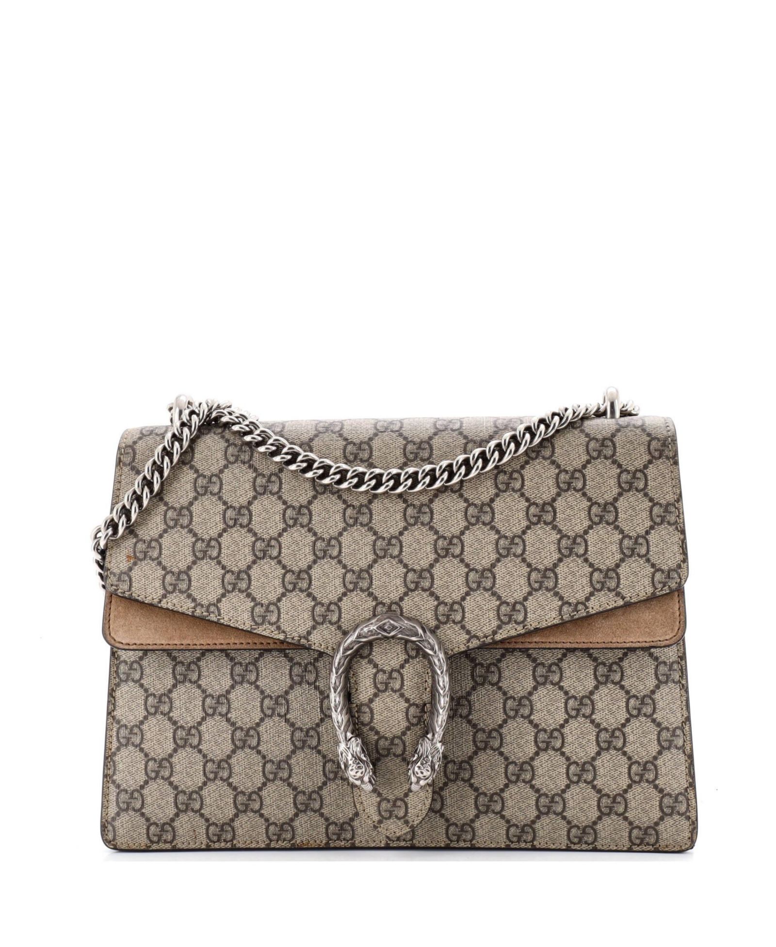 Pre-Owned Gucci Medium Dionysus Bag GG Coated Canvas