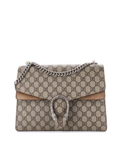 Pre-Owned Gucci Medium Dionysus Bag GG Coated Canvas