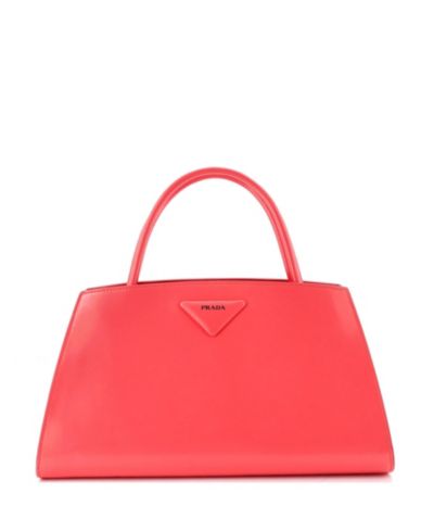 Pre-Owned Prada Большая архитектурная сумка с ручкой из кожи Spazzolato