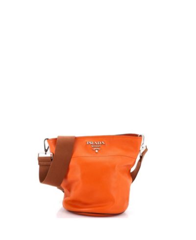 Сумка-мессенджер Prada Small Bucket Vitello Daino (б/у)