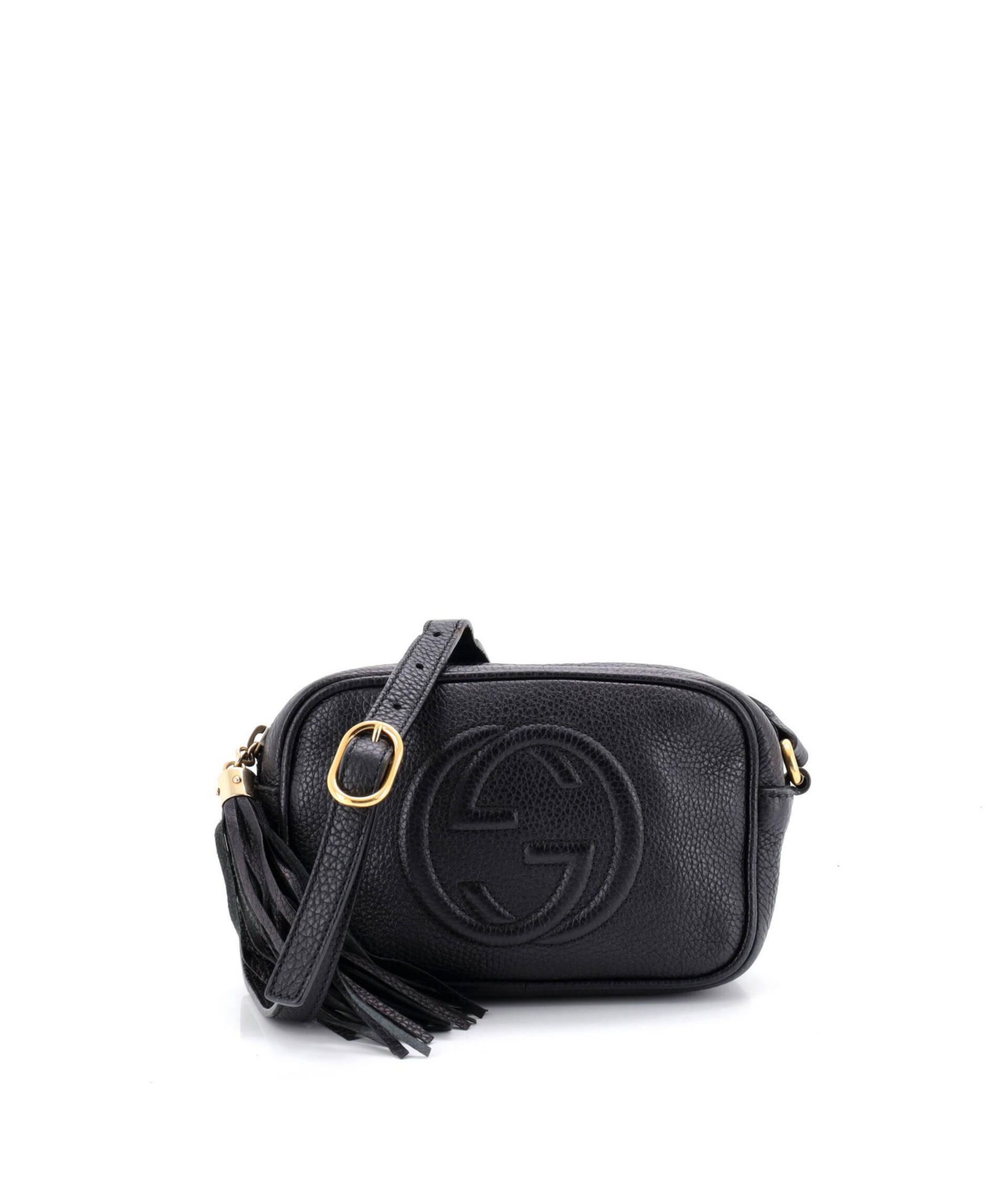 Б/у мини-сумка Gucci Mini Soho Disco Crossbody из кожи