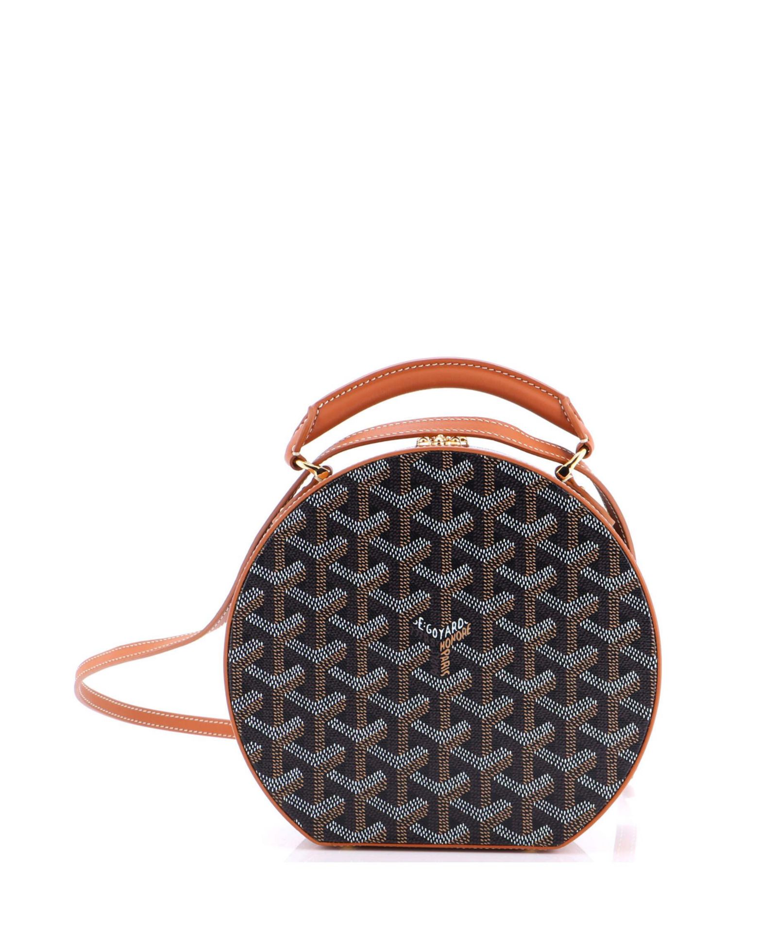 Сумка-кофр Goyard Alto Hatbox из покрытого холста (б/у)