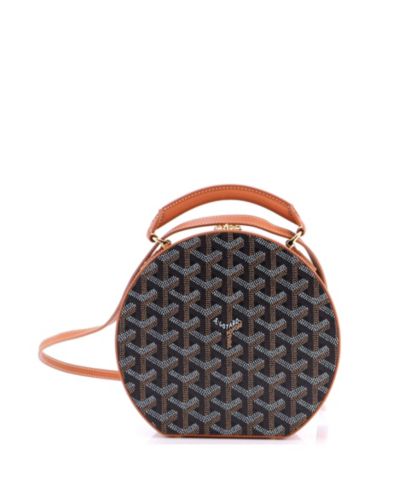 Сумка-кофр Goyard Alto Hatbox из покрытого холста (б/у)