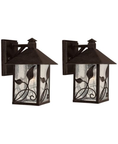 Набор уличных светильников Franklin Iron Works French Garden Rustic Farmhouse, 2 шт