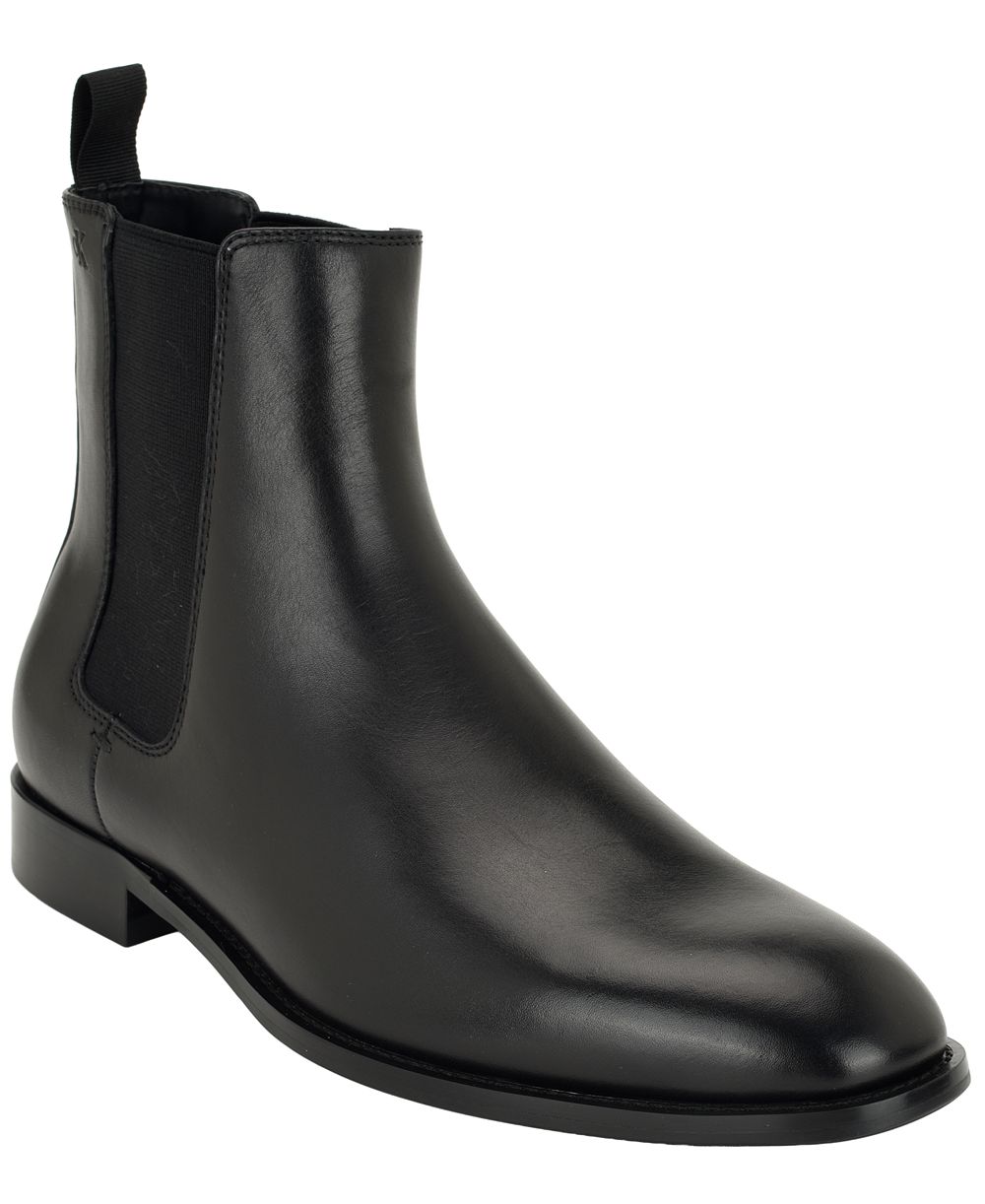 Calvin Klein Men's Volminer Chelsea Pull-On Almond-Toe Boots