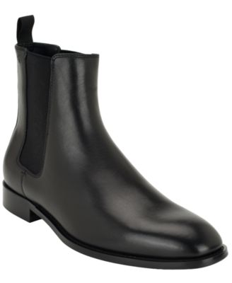 Calvin Klein Men's Volminer Chelsea Pull-On Almond-Toe Boots