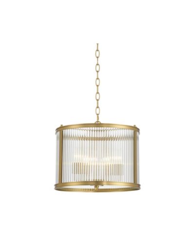 Подвесной светильник Possini Euro Design San Rocco Fluted Glass 3-Light