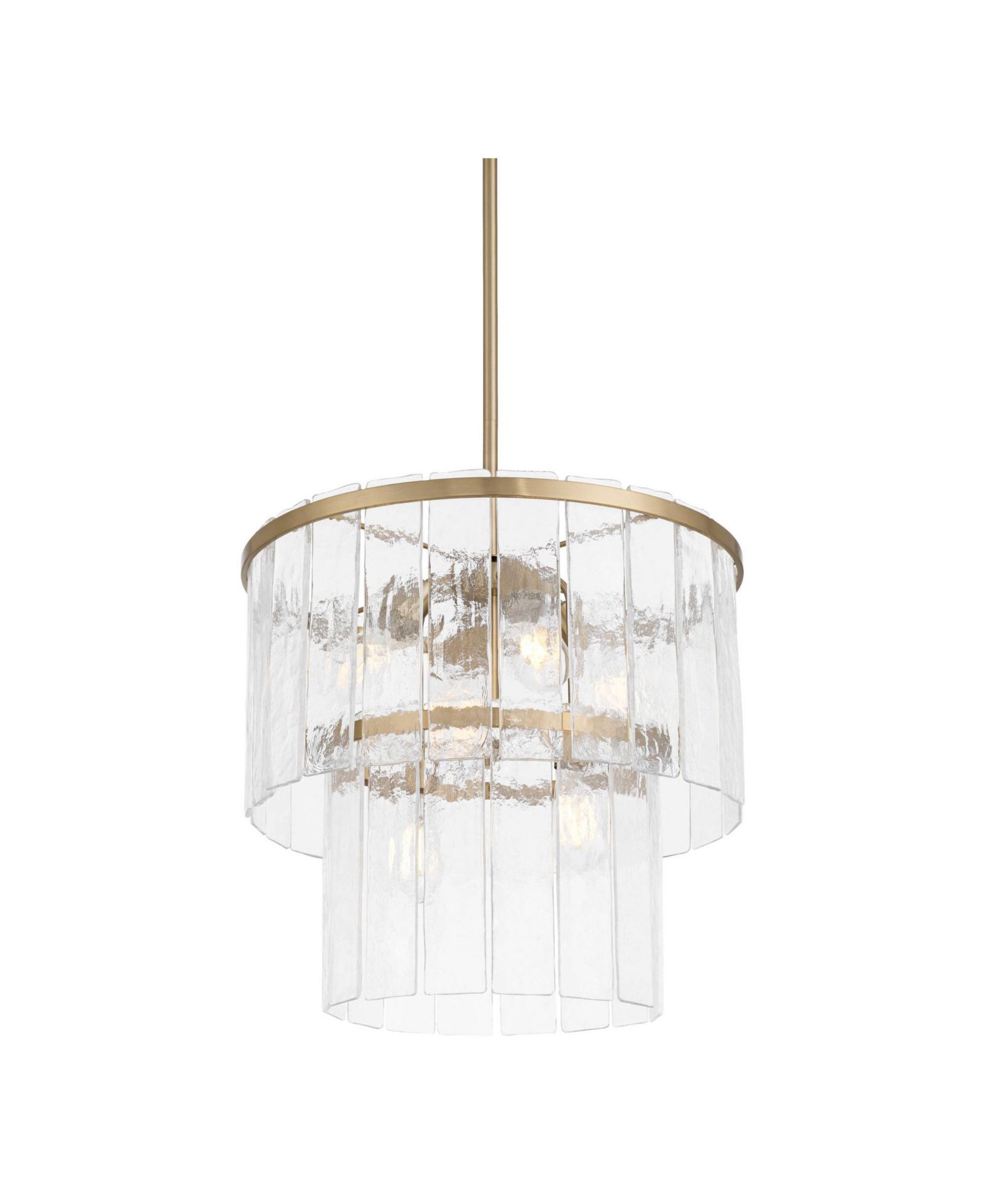 Possini Euro Design Soresi Satin  Glass 6-Light Pendant