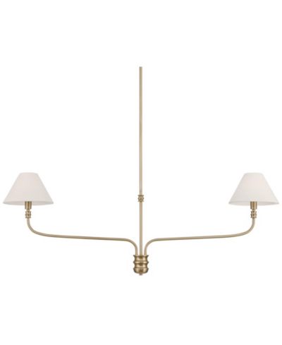 Possini Euro Design Nikos Matte 2-Light Shade Pendant Light