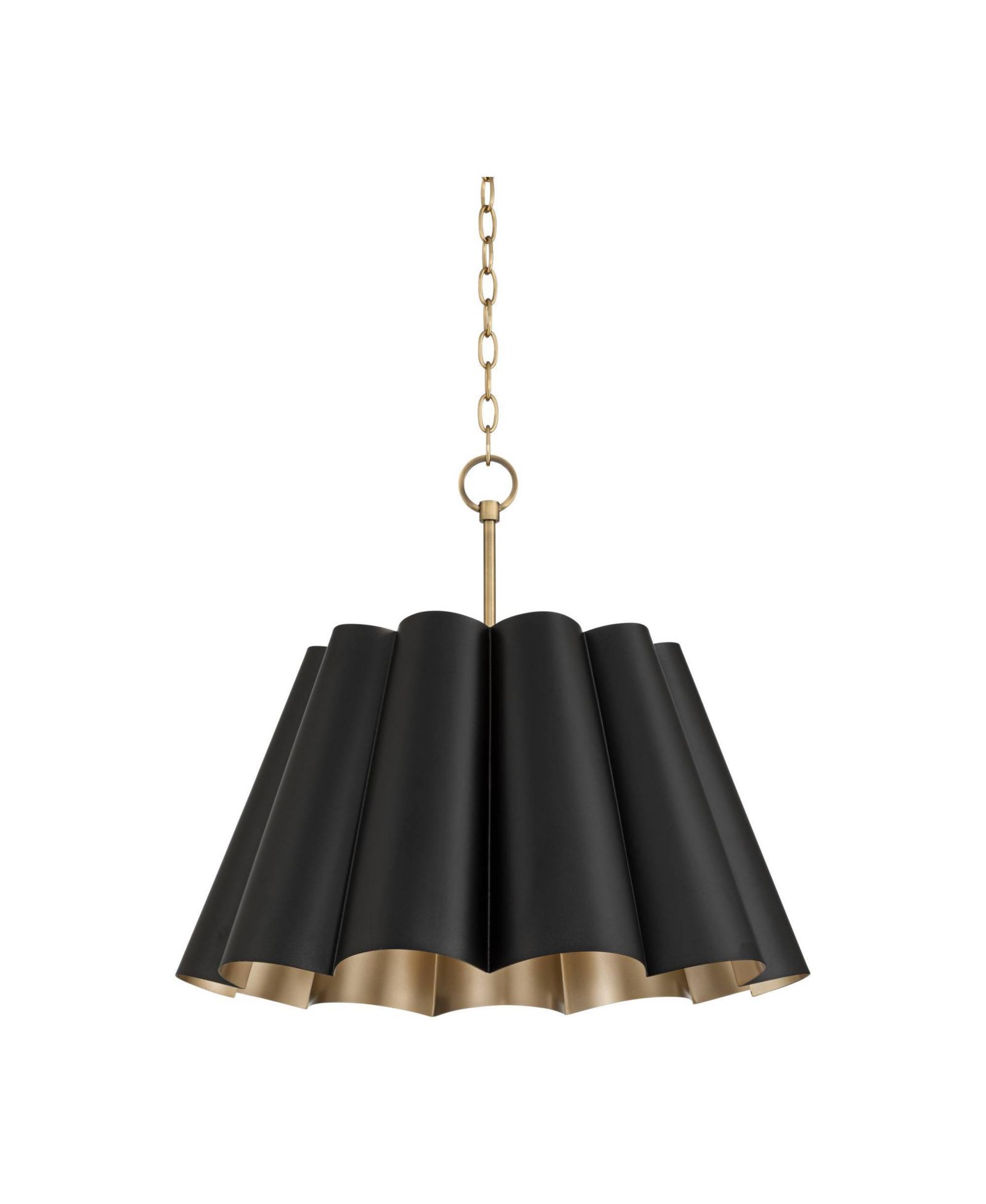 Possini Euro Design Possini Euro Olmos  Wide 4-Light Metal Pendant Light