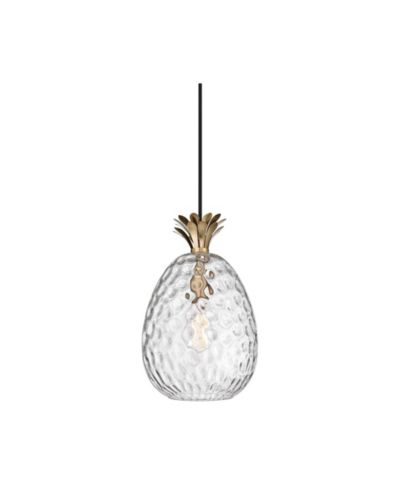 Possini Euro Design подвесной светильник Pineapple из молочного стекла с чеканкой