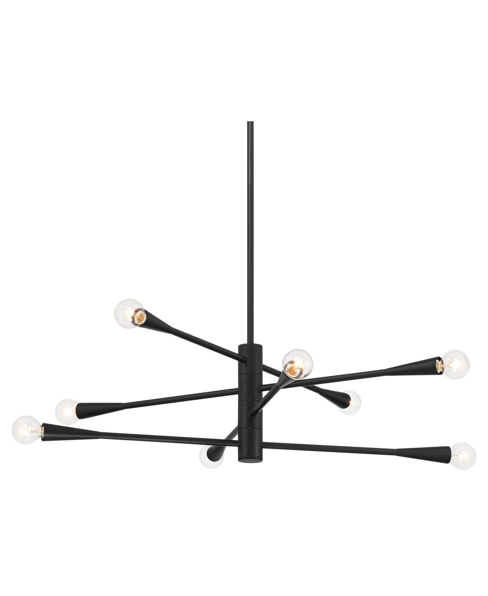 Люстра Possini Euro Design Livonia Matte Modern Sputnik 8-Light
