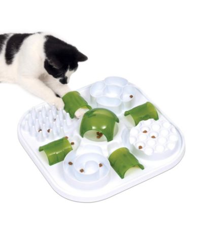 ARONKL Interactive Cat Puzzle Feeder 6 Activities Food Stimulation Exercise Play Natural Abilities