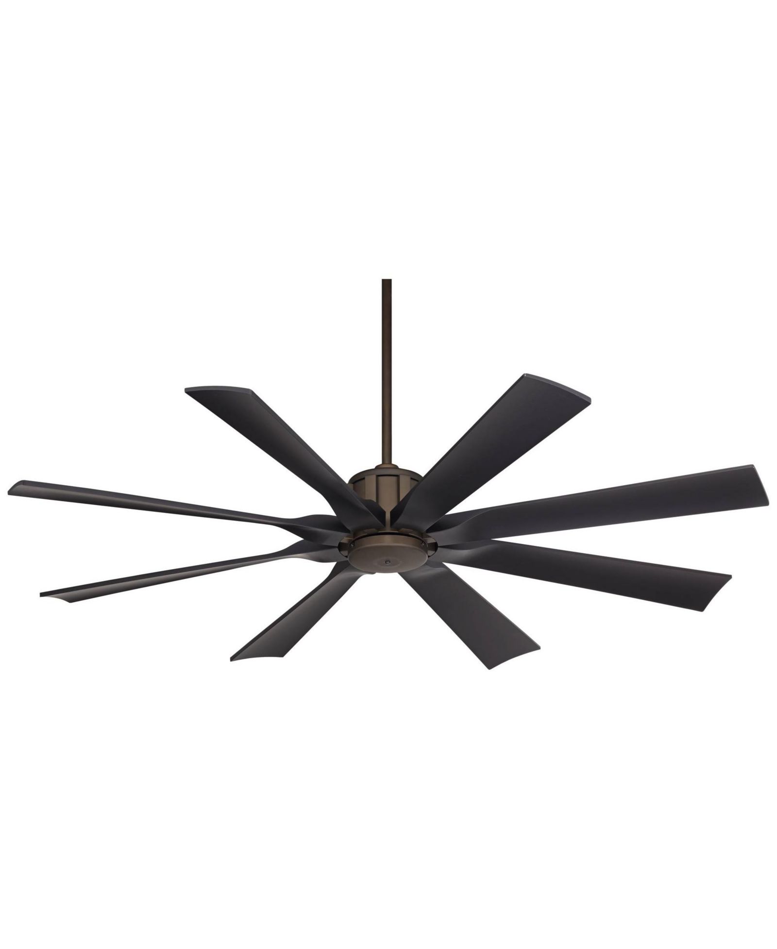 Потолочный вентилятор Possini Euro Design Defender Modern Industrial Indoor Outdoor с пультом управления