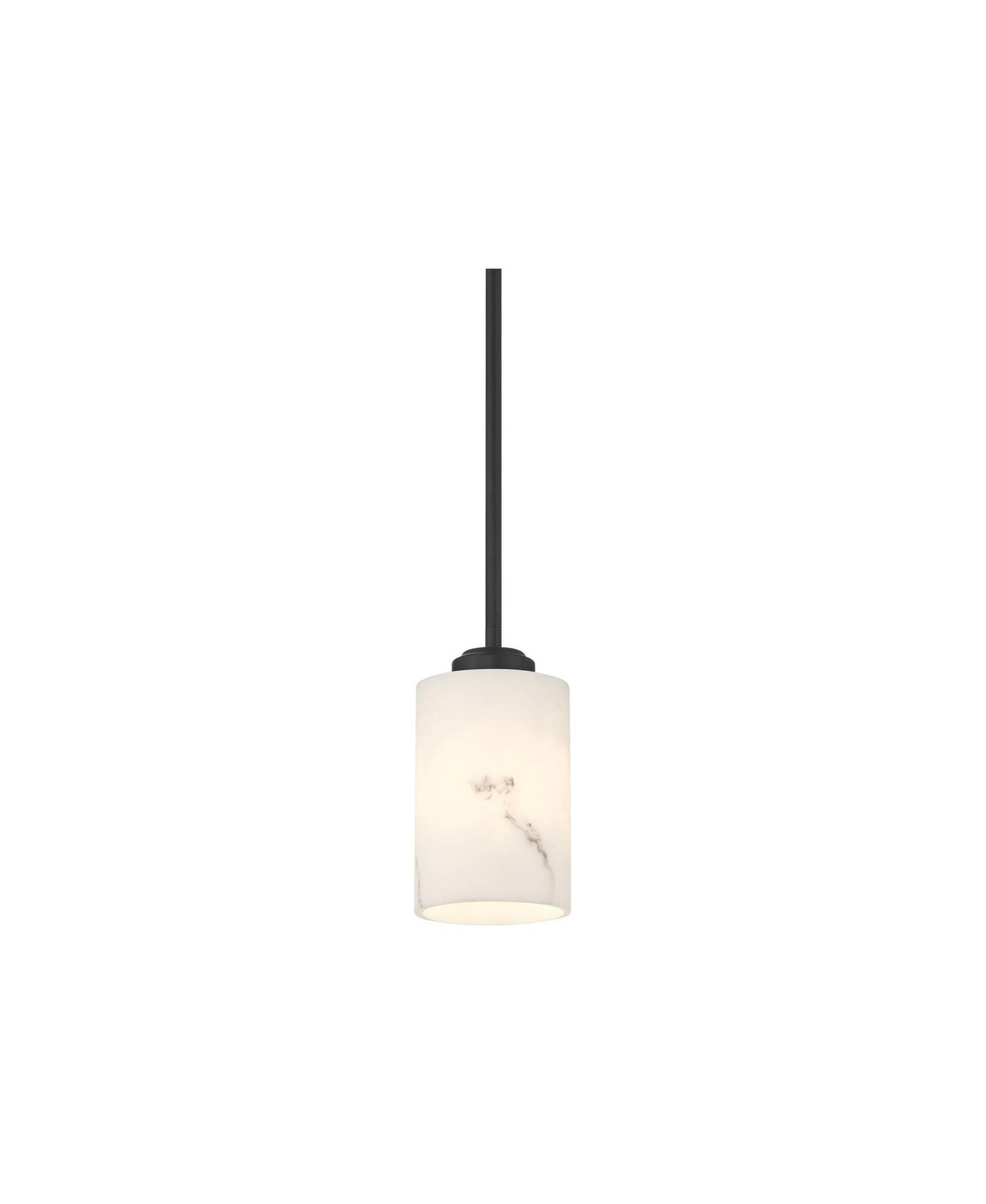 Possini Euro Design Stoker 5" Wide Faux Alabaster Mini Pendant Light