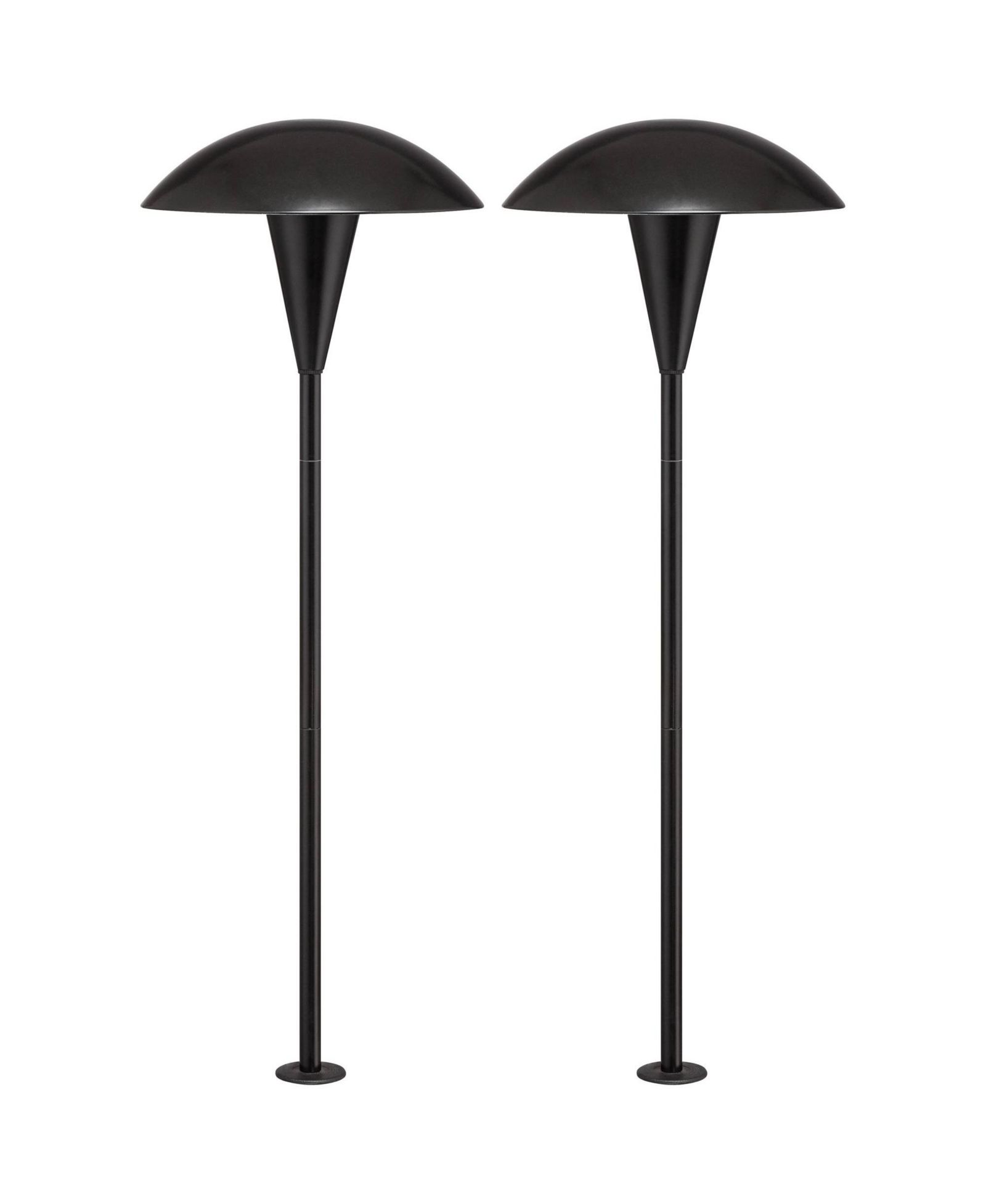 Набор уличных светильников John Timberland Grant High Mid Century Modern Mushroom Path Lights 2 LED Bulb Metal