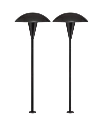 Набор уличных светильников John Timberland Grant High Mid Century Modern Mushroom Path Lights 2 LED Bulb Metal