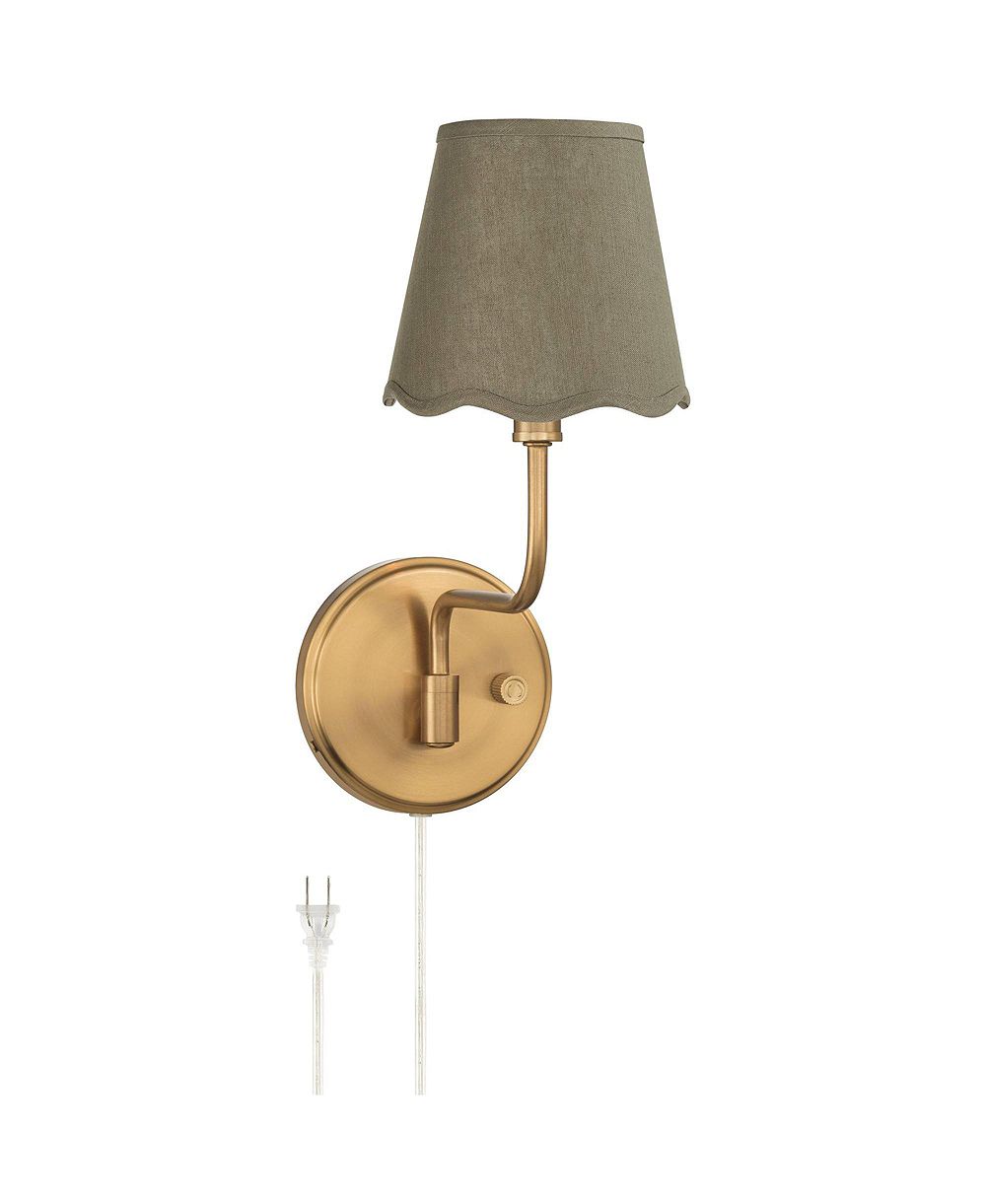 Настенный бра Possini Euro Design Ophelia Warm Brass