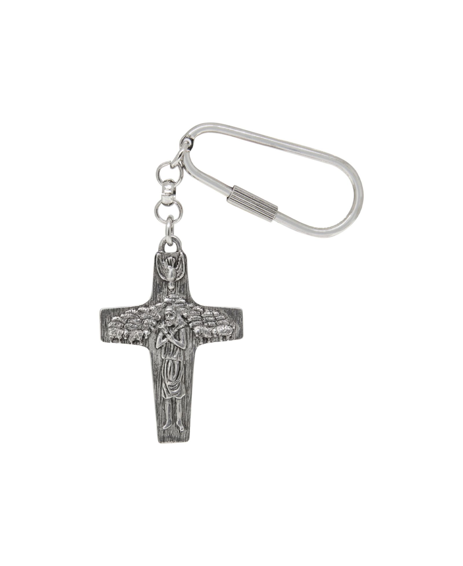 Symbols of Faith брелок с крестом Pope Francis Silver Tone