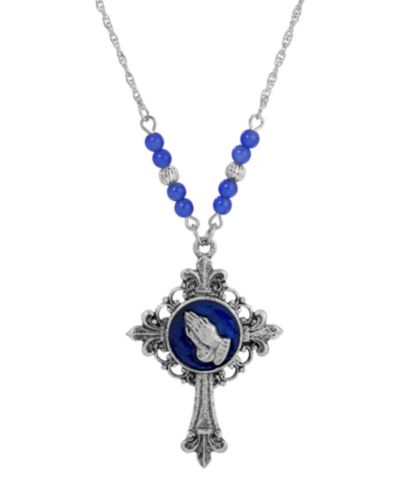 Ожерелье Symbols of Faith с крестом и молитвенными руками