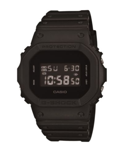 G-Shock Unisex Japanese Quartz Black Resin Watch 42.8mm