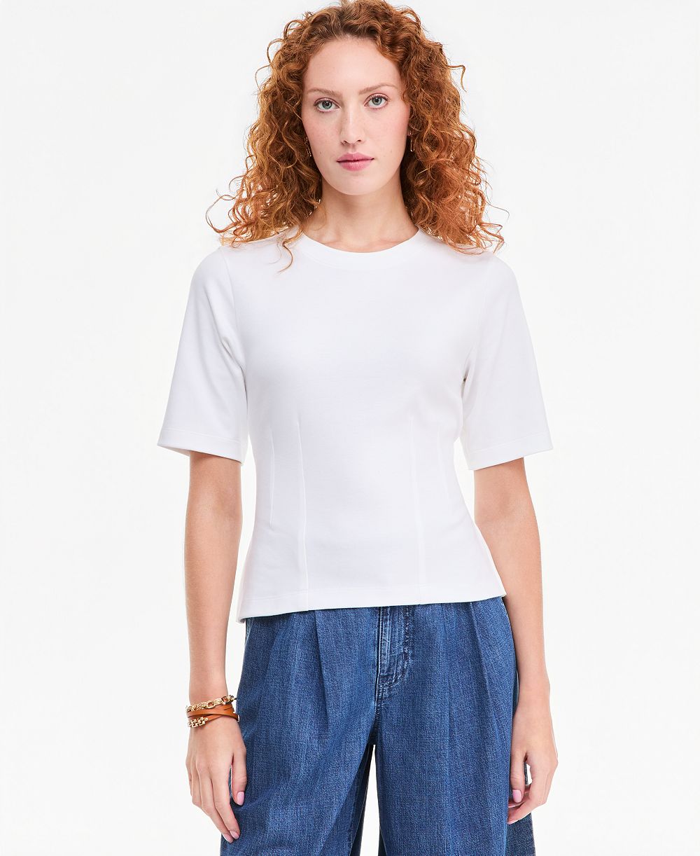 On 34th Women's Tie-Back Interlock T-Shirt, Macy's Exclusive