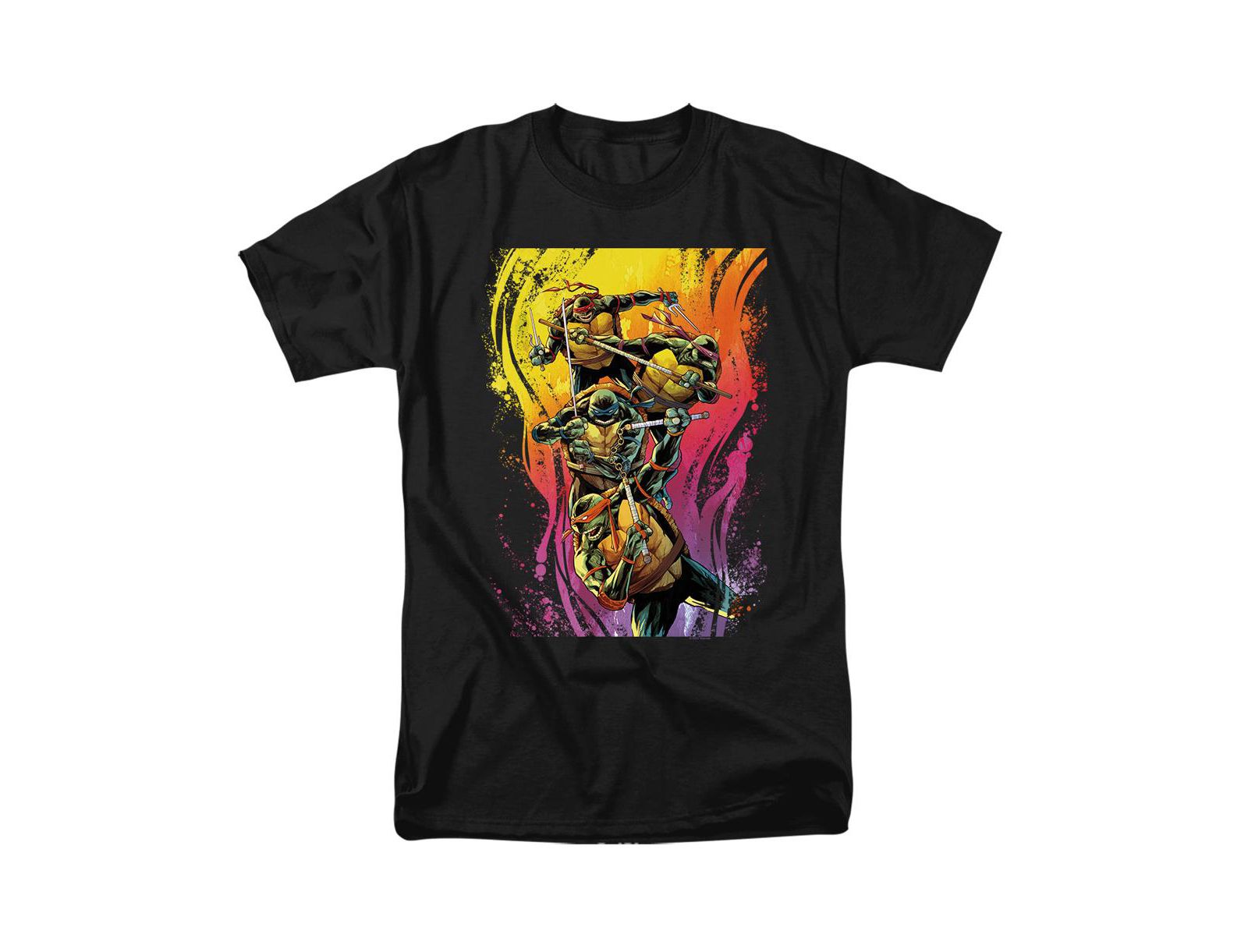 Мужская футболка Logovision TMNT Hot Rainbow Warriors
