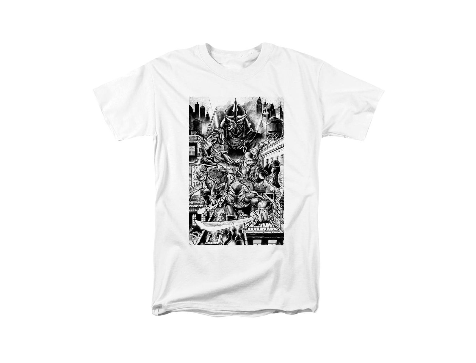 Logovision Men's TMNT Take Down Shredder T-Shirt