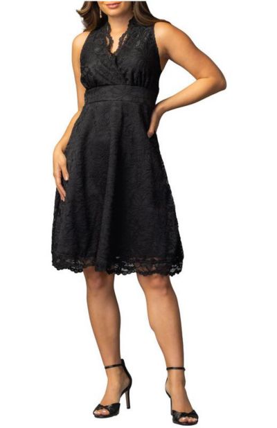 Женская коктейльная юбка Kiyonna Pin Up Boudoir Sleeveless Lace