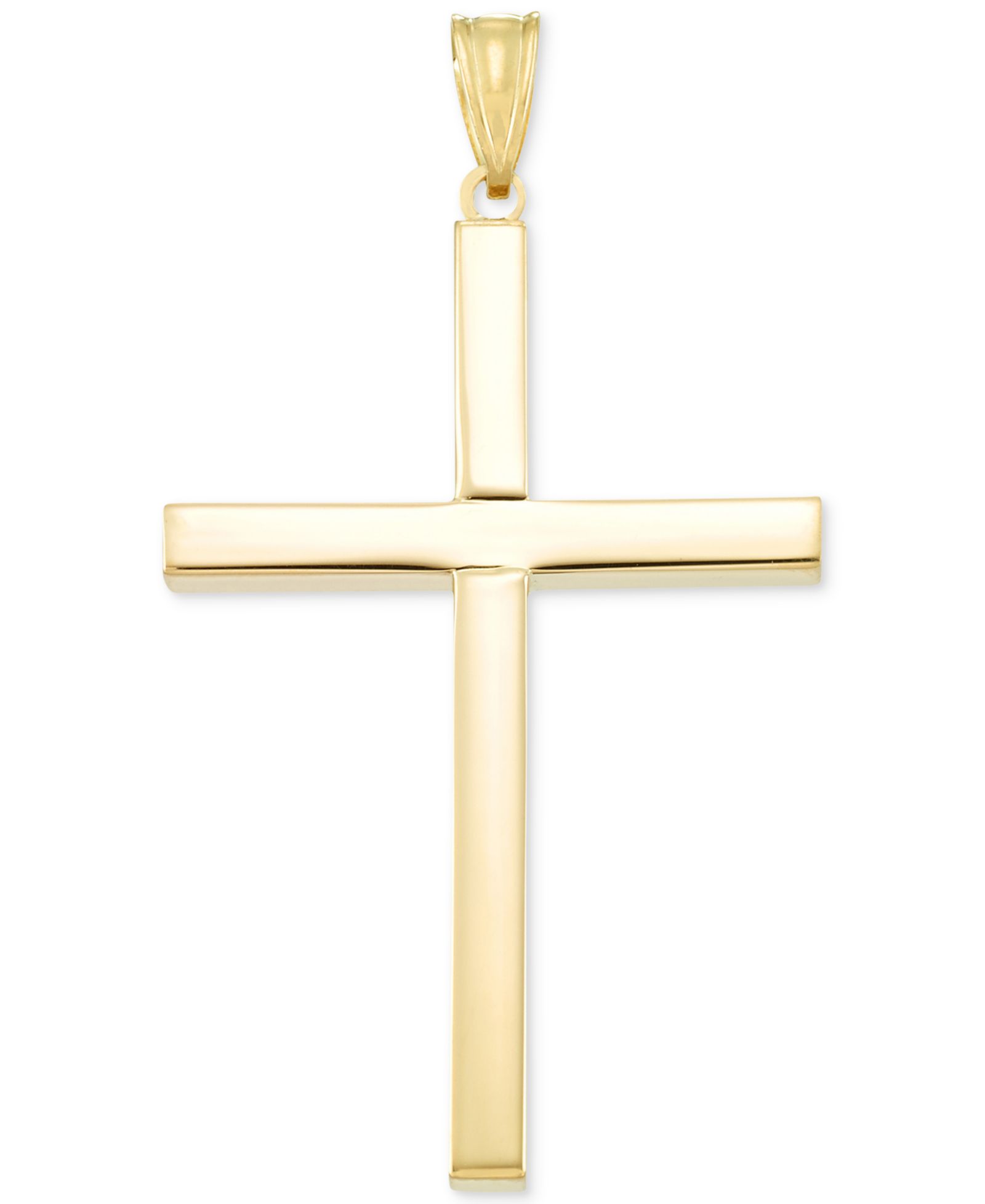 Подвеска-крест из золота 14k