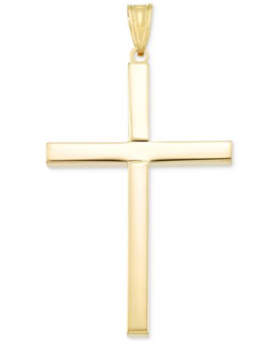 Подвеска-крест из золота 14k