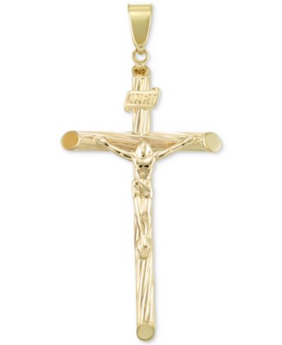 Подвеска Crucifix Cross из золота 14k
