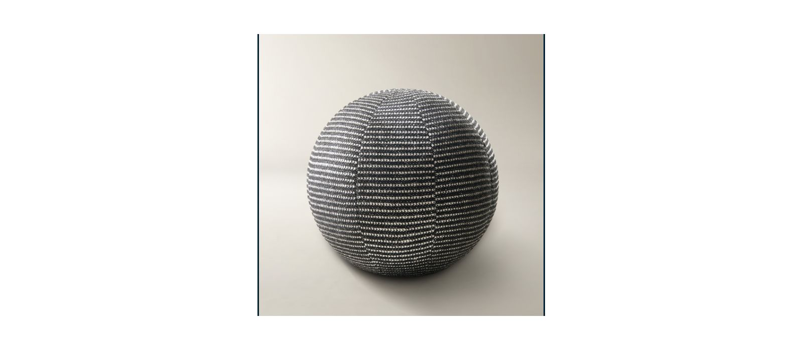 Z Gallerie Calia Stripe Ball Pillow