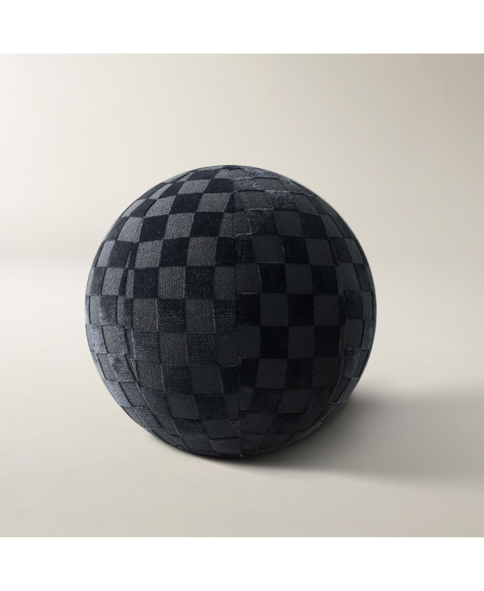 Декоративная подушка Z Gallerie Checker Velvet Ball